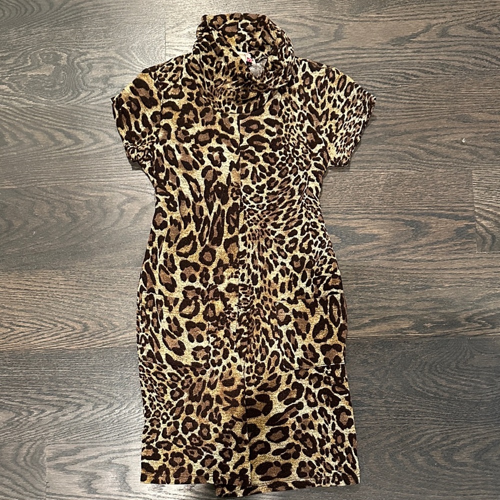 Girls’ Leopard Print Dress